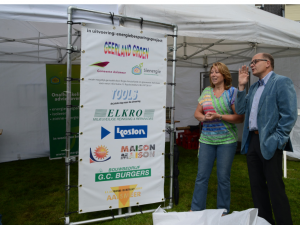 officiële bord Geerland Groen